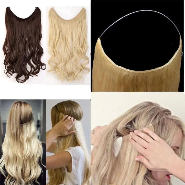 Invisible No Clips Hair Extensions
