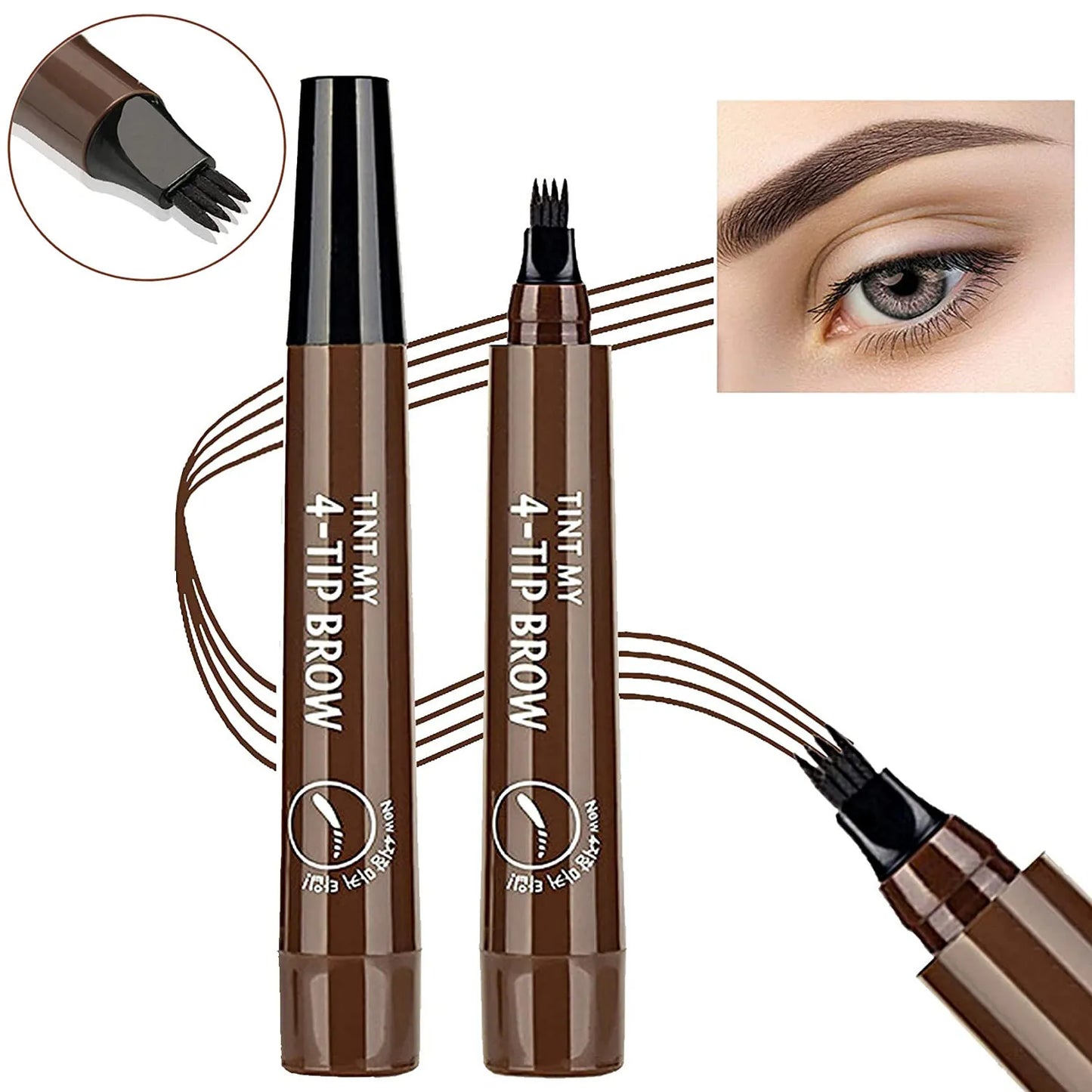 Waterproof Microblading Eyebrow Pen - 5 Colors