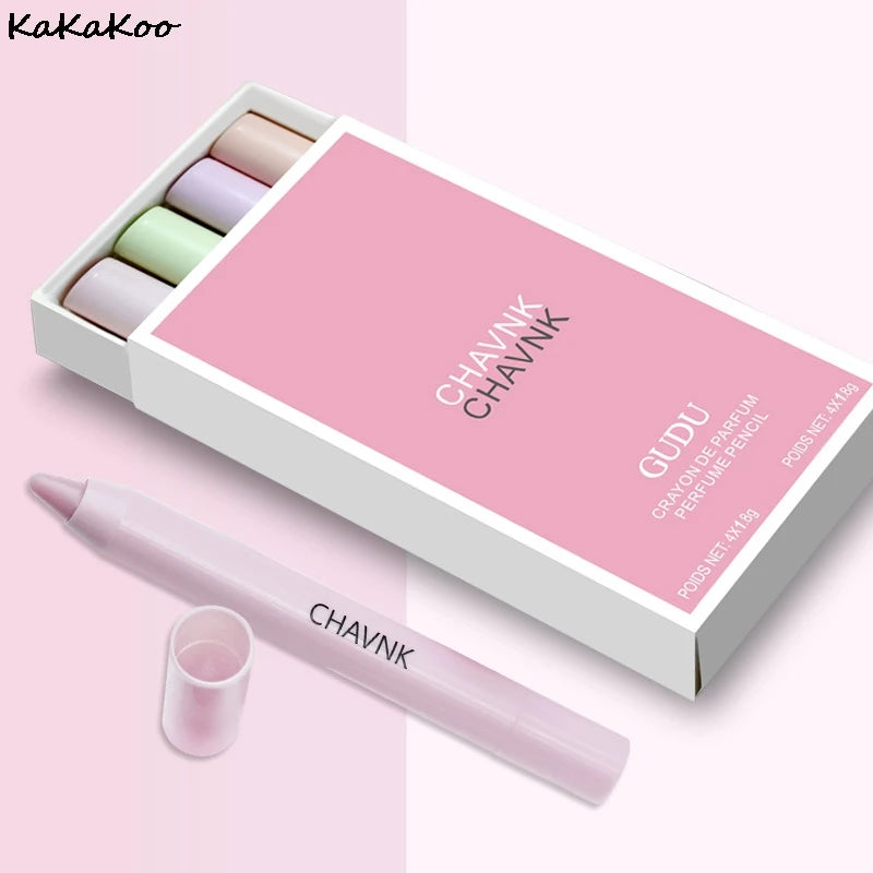 1Pc Portable Solid Perfume Fragrances Women Men Solid Balm Pen Lasting Fresh Light Fragrance Stay Long Solid Stick Body Perfume