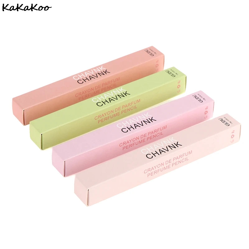 1Pc Portable Solid Perfume Fragrances Women Men Solid Balm Pen Lasting Fresh Light Fragrance Stay Long Solid Stick Body Perfume