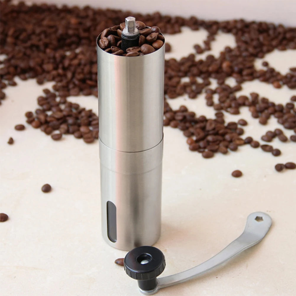 Manual Coffee Grinder with Conical Core Stainless Steel Portable Grinder Hand made Portable Coffee Mill Coffee Accessories