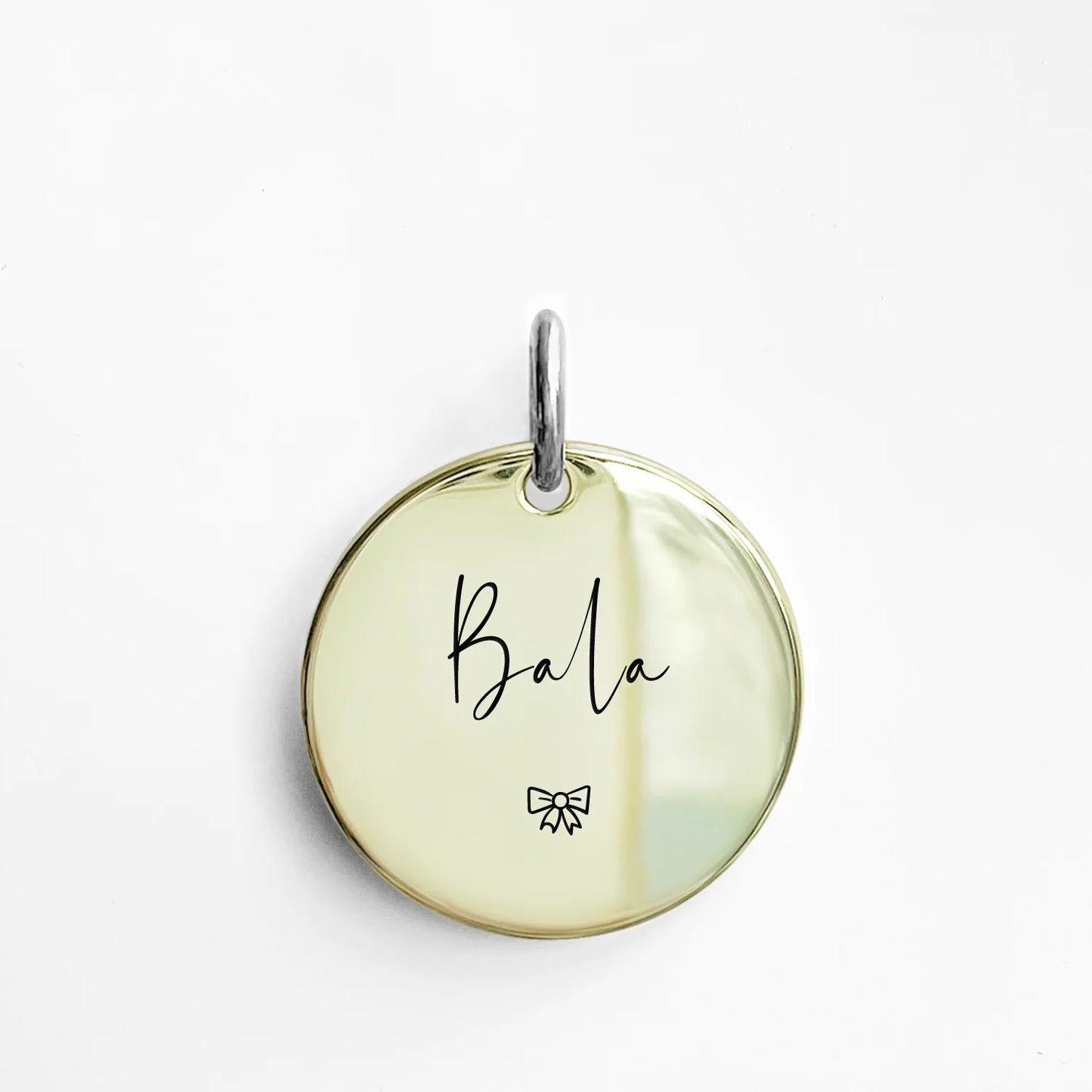 Personalized Cat Dog ID Tag MW007 Name with Cute Symbols Engraved Front and Back for Custom Pets Collar Anti-Lost Metal Charm