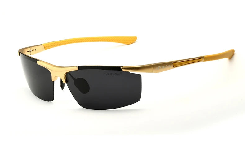 VEITHDIA Aluminum Magnesium Men's Sunglasses Polarized UV400 Coating Mirror Sun Glasses Outdoor Male Eyewear Accessories 6588