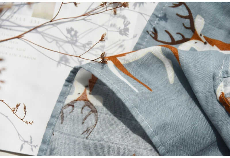 Hot New Baby Blankets Newborn Soft Organic Cotton Bamboo Baby Bibs Muslin Swaddle Wrap Feeding Burpy Towel Scarf Big Diaper