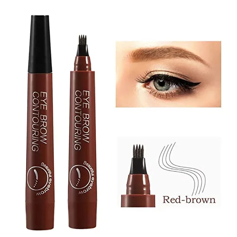 "5 Colors Microblading Eyebrow Pen Waterproof Liquid