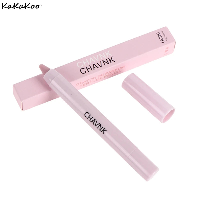 1Pc Portable Solid Perfume Fragrances Women Men Solid Balm Pen Lasting Fresh Light Fragrance Stay Long Solid Stick Body Perfume