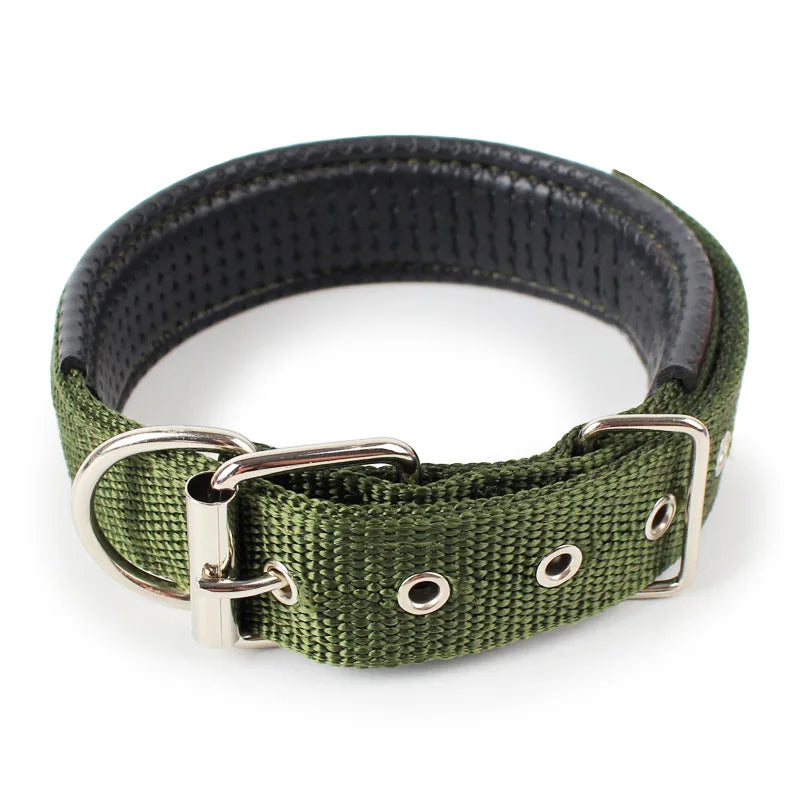Pet Dog Colllar Soft Cotton Adjustable Collar For Dog Cat Accessories Small Large Dog Collars Golden Retriever Dulldog S-XL Size