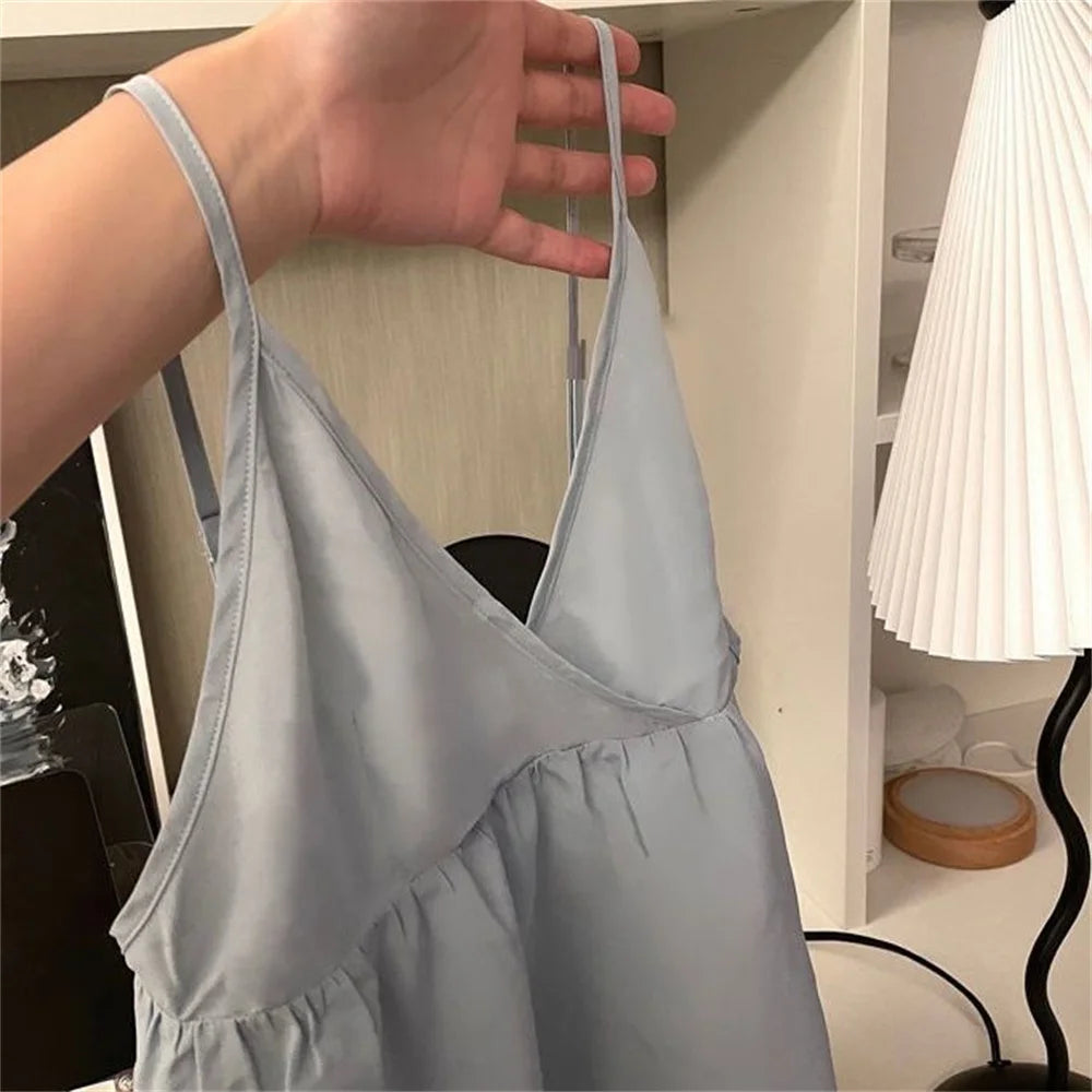Blouse Women Elegant Ruffles Casual Solid New Chiffon Fashion Two-piece Daily Design Popular Basic Soft Tops Sweet Lady Shirts