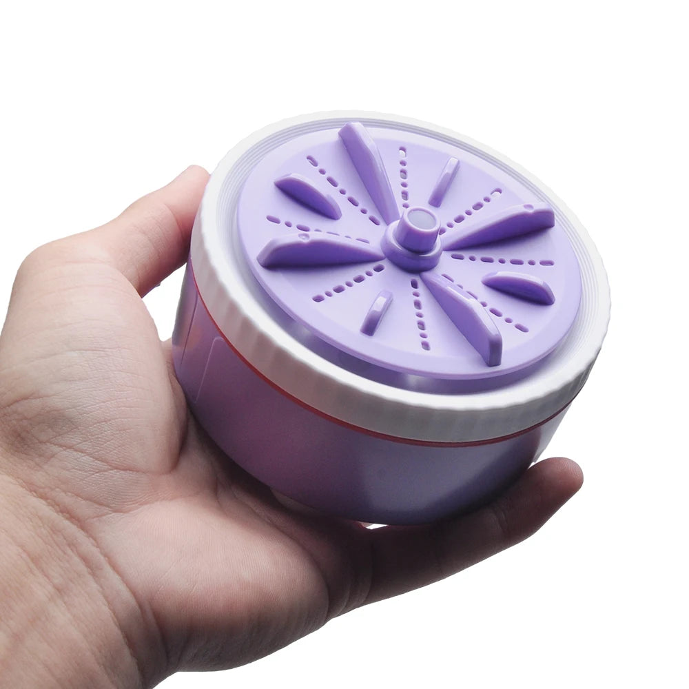 3 Gears Portable Mini Washing Machine Small USB Rotating Turbine Sock Washer Fruit Dishwasher For Baby Clothes Home Travel 미니세탁기