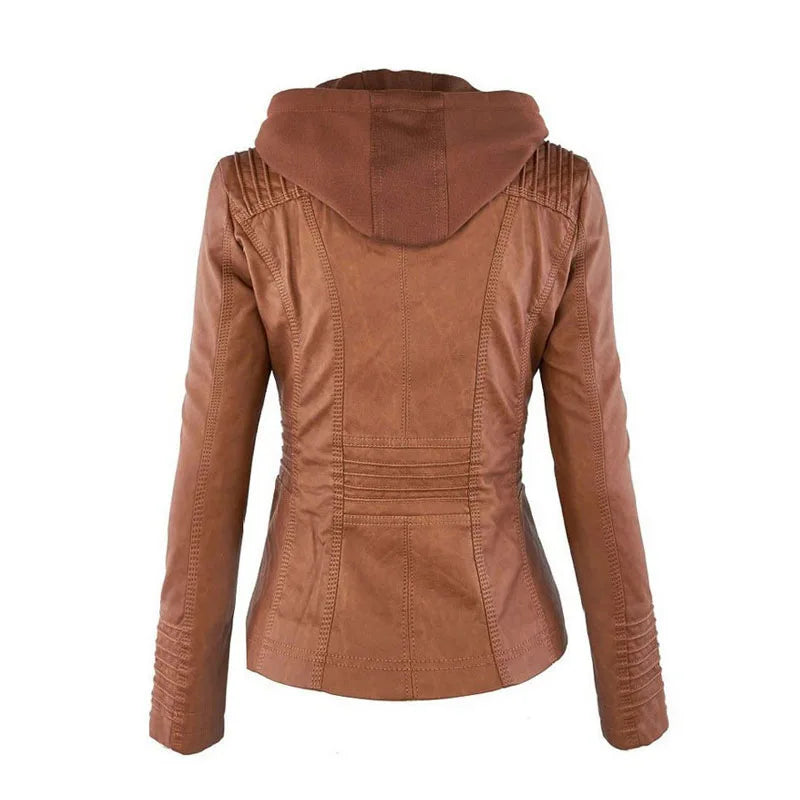 Women's Faux Leather Jacket