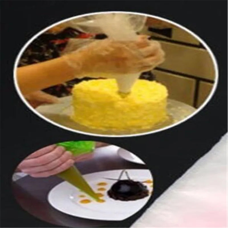 10Pcs Disposable Pastry Piping Bags Cake Decoration Kitchen Icing Nozzle Food Cup Baking Tools For