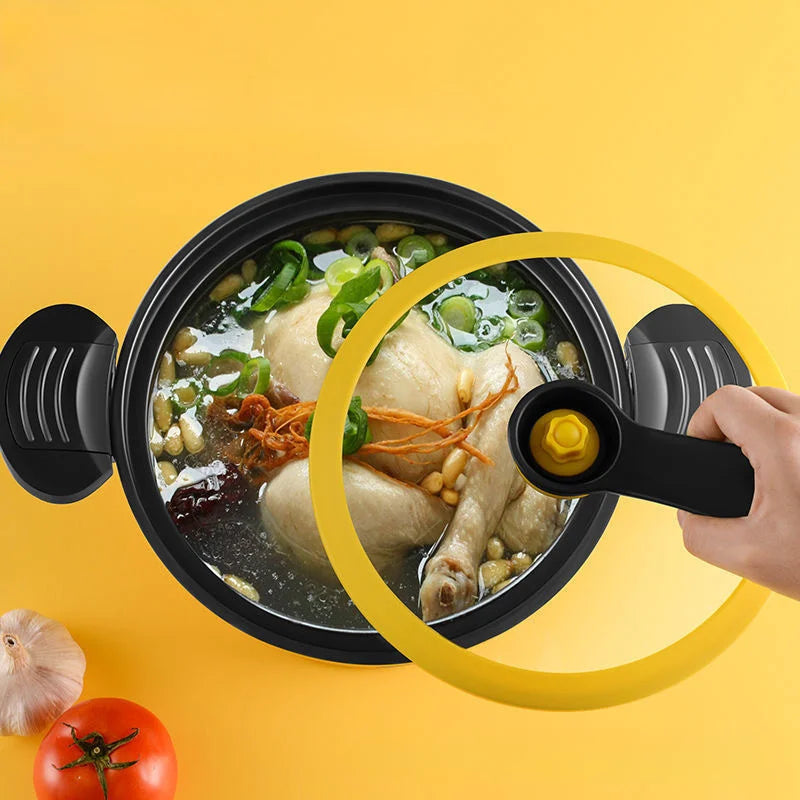 3.5L Pressure Cooker Soup Meat Pot Rice Cooker Gas Stove Micro Pressure Cooker Stew Pot Non-Stick Cooking Pots Kitchenware