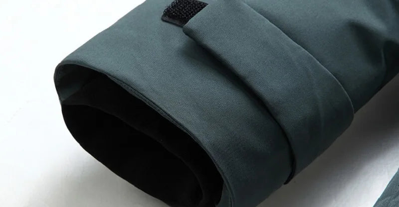 2023 Autumn Winter Men Windproof Down Jacket Coats Mens Warm White Duck Down Hooded Jacket Parkas Multi Pockets Overcoat Male