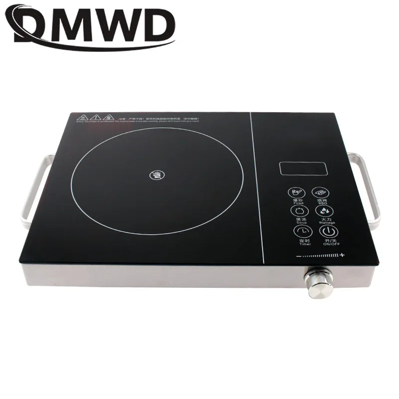 2200W Electric Ceramic Heater High Power Induction Cooktop Intelligent Hot Pot Stove With Timer Infrare Heating Furnace 110V