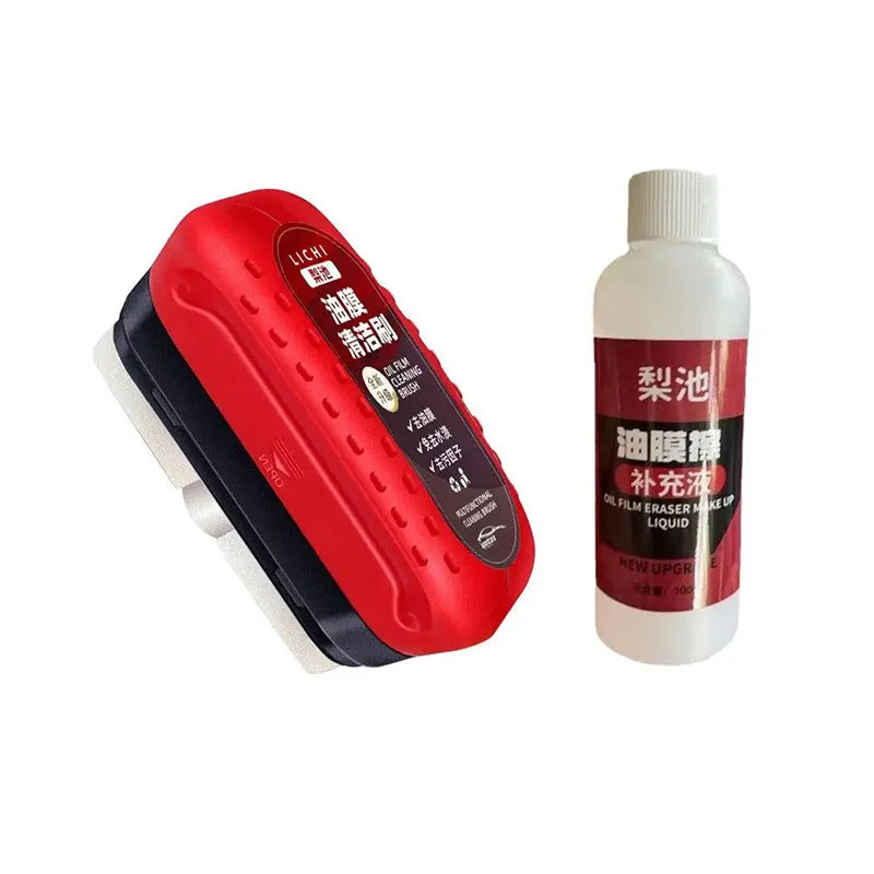 Car Window Glass Oil Brush Film Clean Brush Strong Stain-Removing Glass Wipe Front Window Rearview Mirror Brush Household Clean