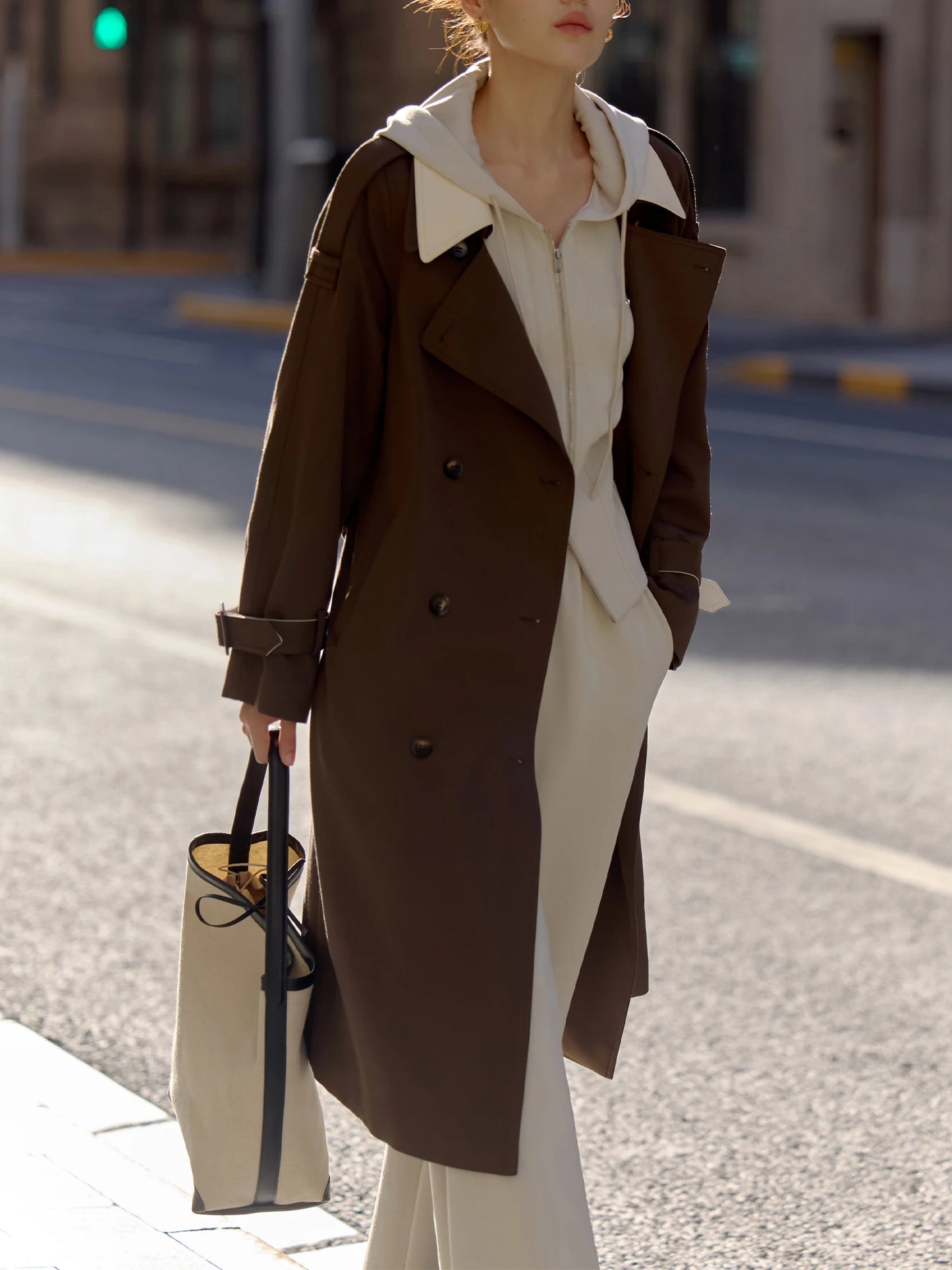 DUSHU 2024 Autumn New 6 Women Clothes Female 4XL Size Sweater Pullover Women Sweatshirt Skirt Trouser Trench Blazers