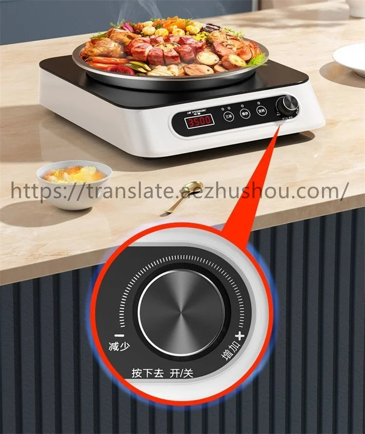 Hemispheric electric ceramic stove for stir-frying 3500w induction cooker high-power multi-functional pot-free light wave stove