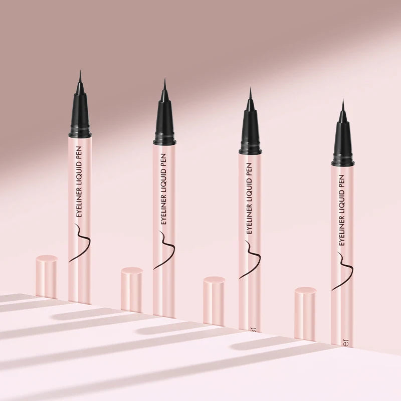 Waterproof Quick Dry Liquid Eyeliner Portable Ultra-fine Black Long Lasting Sweatproof Quick-drying Eyeliner Pencil Eyes Makeup