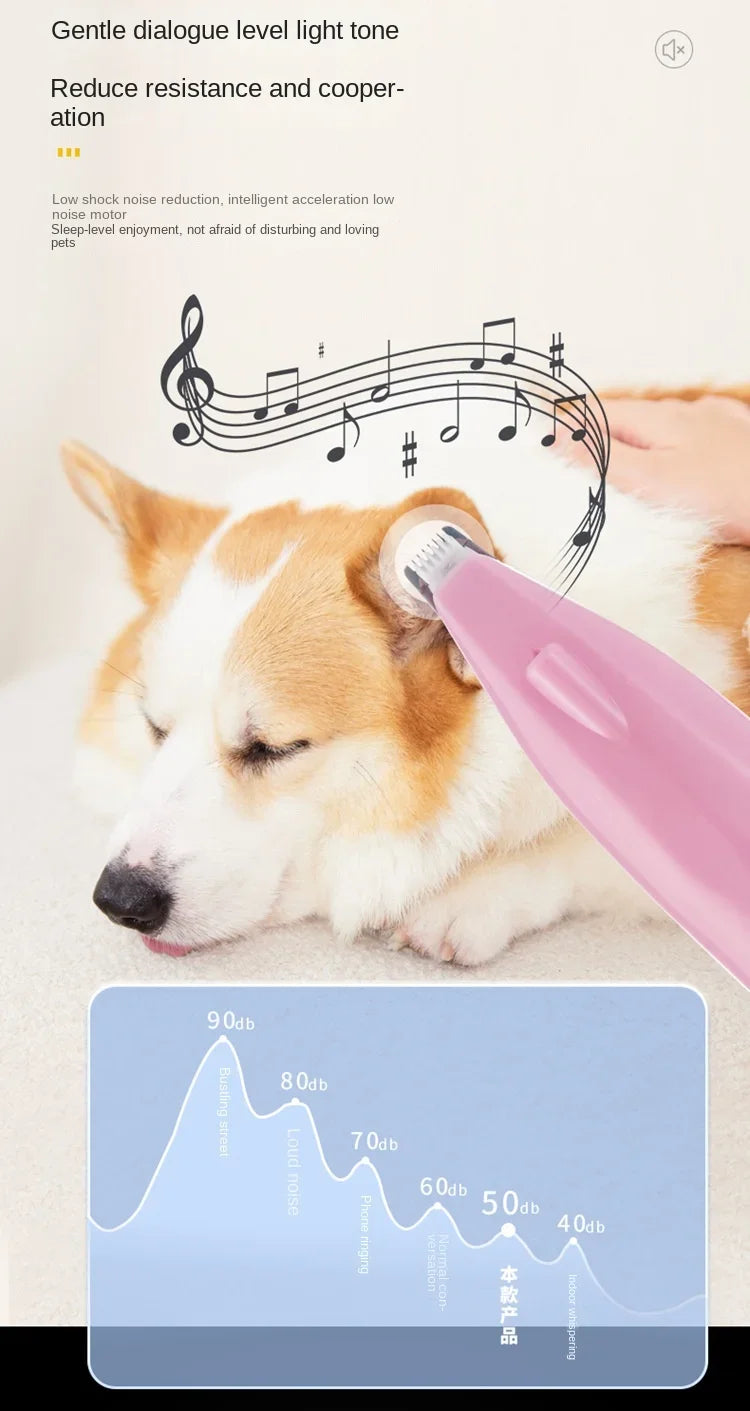 Dog Hair Trimmer Electric Dog Cutter Professional Pet Foot Hair Trimmer Cat Grooming Hairdresser Scissors Butt Ear Pedicator