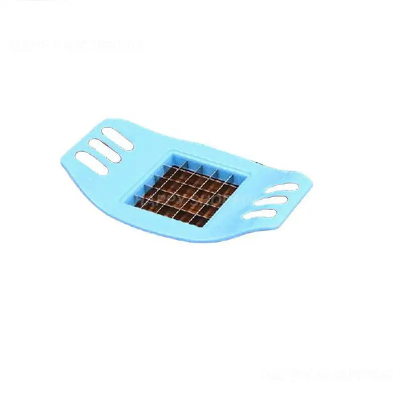 French Fries Cutter Easy To Clean Fruit Slicer Multi-function Vegetable Cutter Kitchenware Stainless Steel Abs 42g Potato Slicer