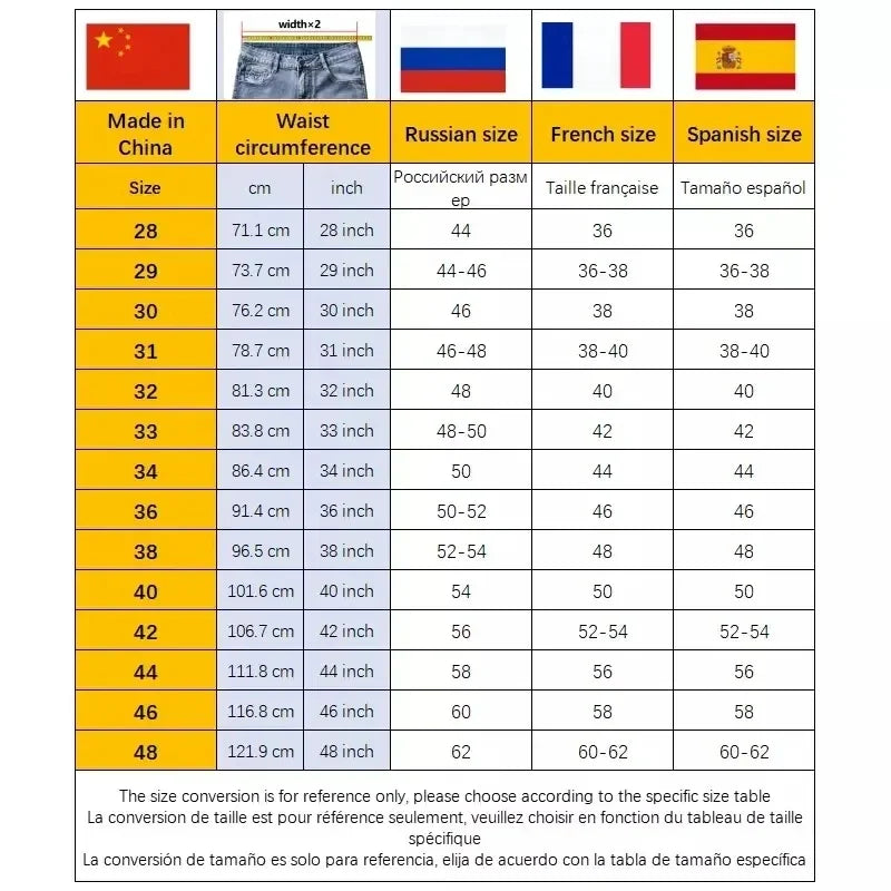 New Summer Business Men's Jeans Casual Straight Stretch Fashion Classic sky Blue Work Denim Trousers Male Brand Clothing