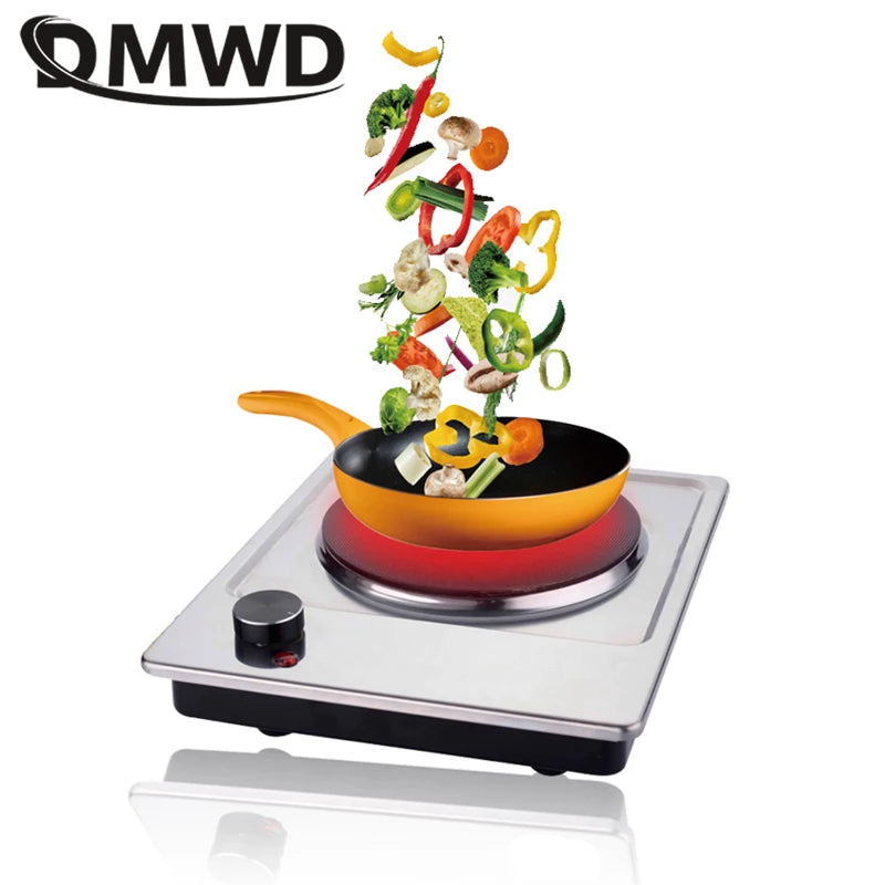 DMWD 1500W Household Induction Cooker Electric Stove Electromagnetic Oven Hot Plate Waterproof Heating Furnace Kitchen Tool 220V