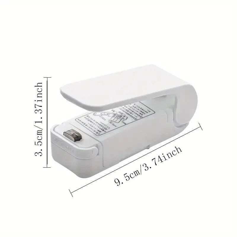 1PC Mini Sealing Machine Small Household Plastic Sealing Machine Portable Hand Pressure Plastic Bag Sealing Machine