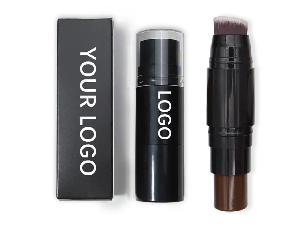 Double-headed Concealer Stick Private Label 2in1 Repairing Brightens Skin Tone Waterproof Sweatproof Trimming Face Makeup Custom