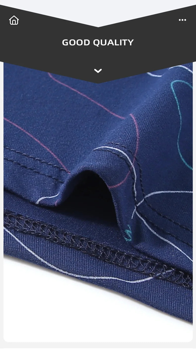 Underwear Men Thin Male Boxers 2024 New Summer Shorts Panties Elastic Soft And Comfortable