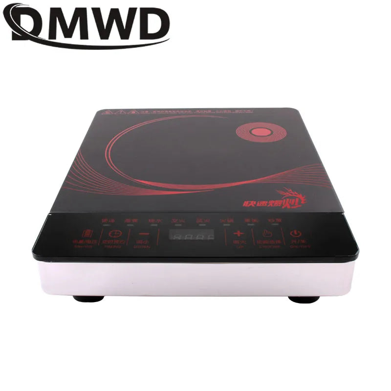 3500W High Power Electric Magnetic Induction Cooker Waterproof Hot Pot Oven Furnace Cooking Stove Kitchen Heater Cooktop