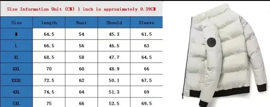 2024 Fashion Winter Korean BSS FLEXX APPAREL Men's Fashion Warm New Windproof High Quality Polyester Zipper Jacket and Pants 2-p