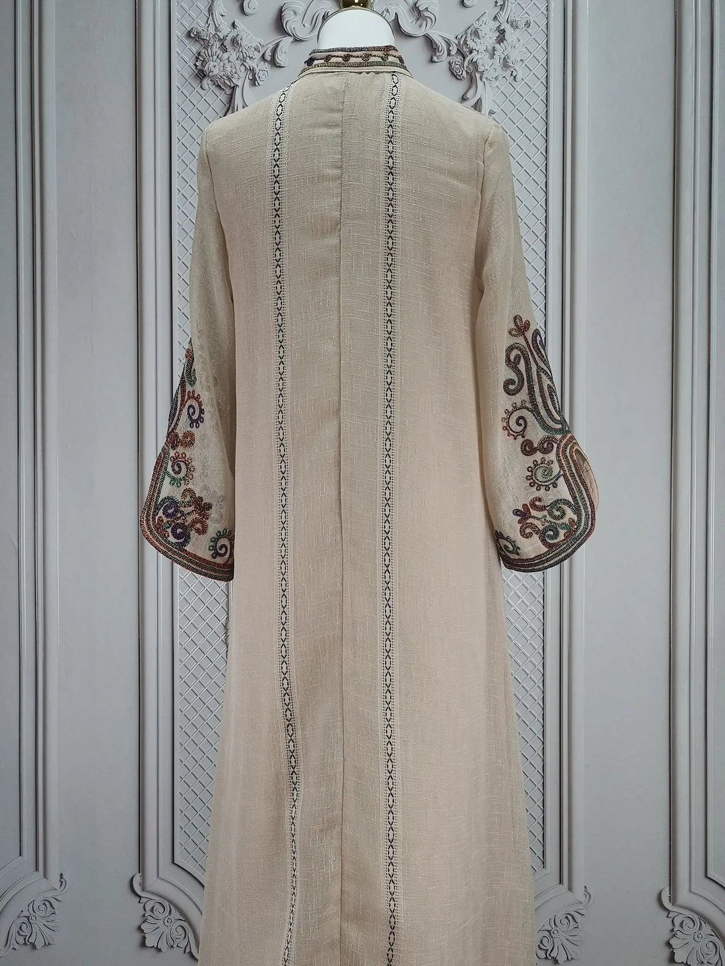 Muslim Abaya for Women Party Dresses Embroidery Long Robe Eid Ramadan Dubai Abayas Kaftan Arab Jalabiya Modest Vestidos Morocco