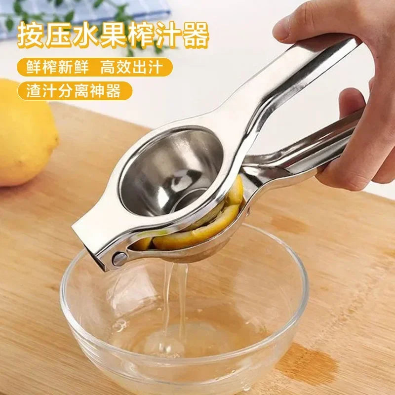 Stainless Steel Manual Lemon Clip Household Large Juicer Multi-function Lemon Juicer Kitchenware Tools for Cook
