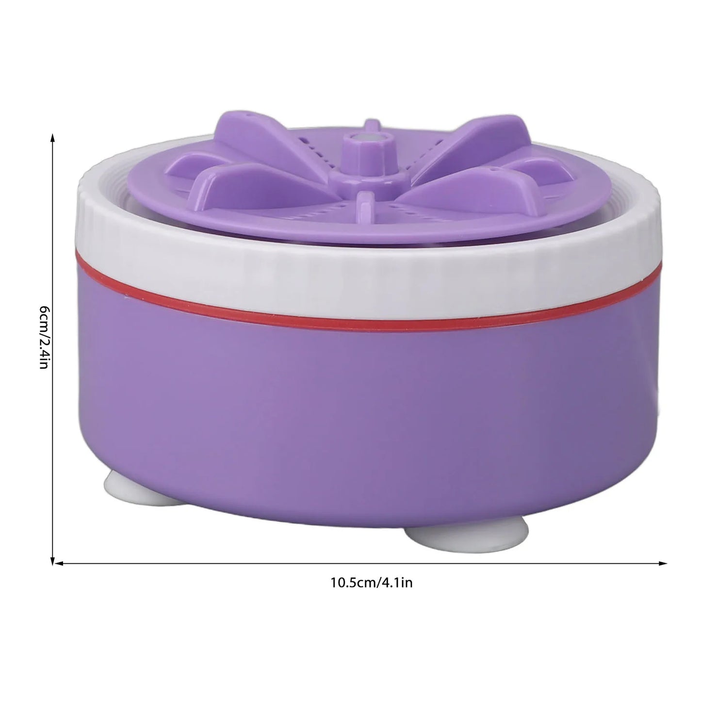 Mini Washing Machine 24W Mini Turbo Washing Machine Automatic Timed USB Powered Multifunction 5V 2A Speed Adjustable for Home