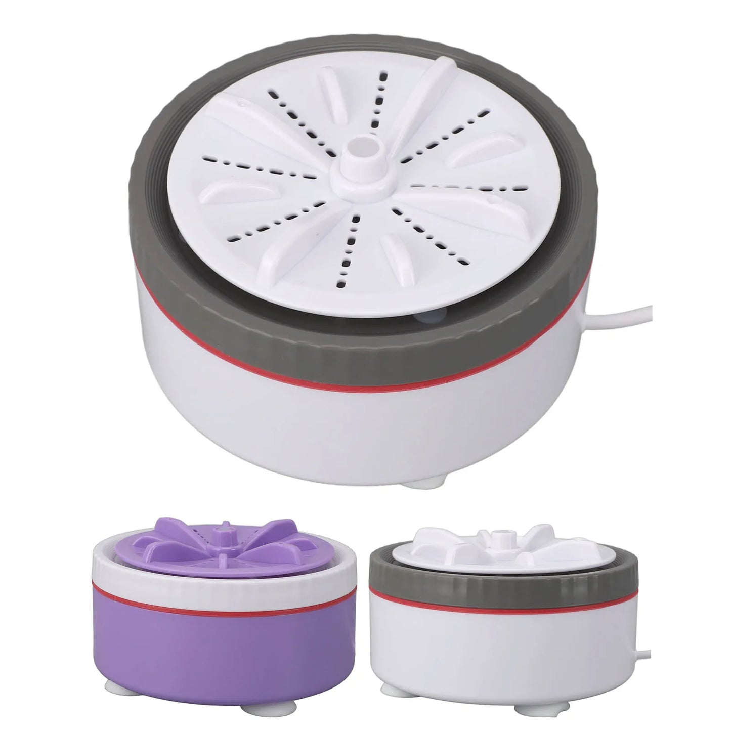 Mini Washing Machine 24W Mini Turbo Washing Machine Automatic Timed USB Powered Multifunction 5V 2A Speed Adjustable for Home