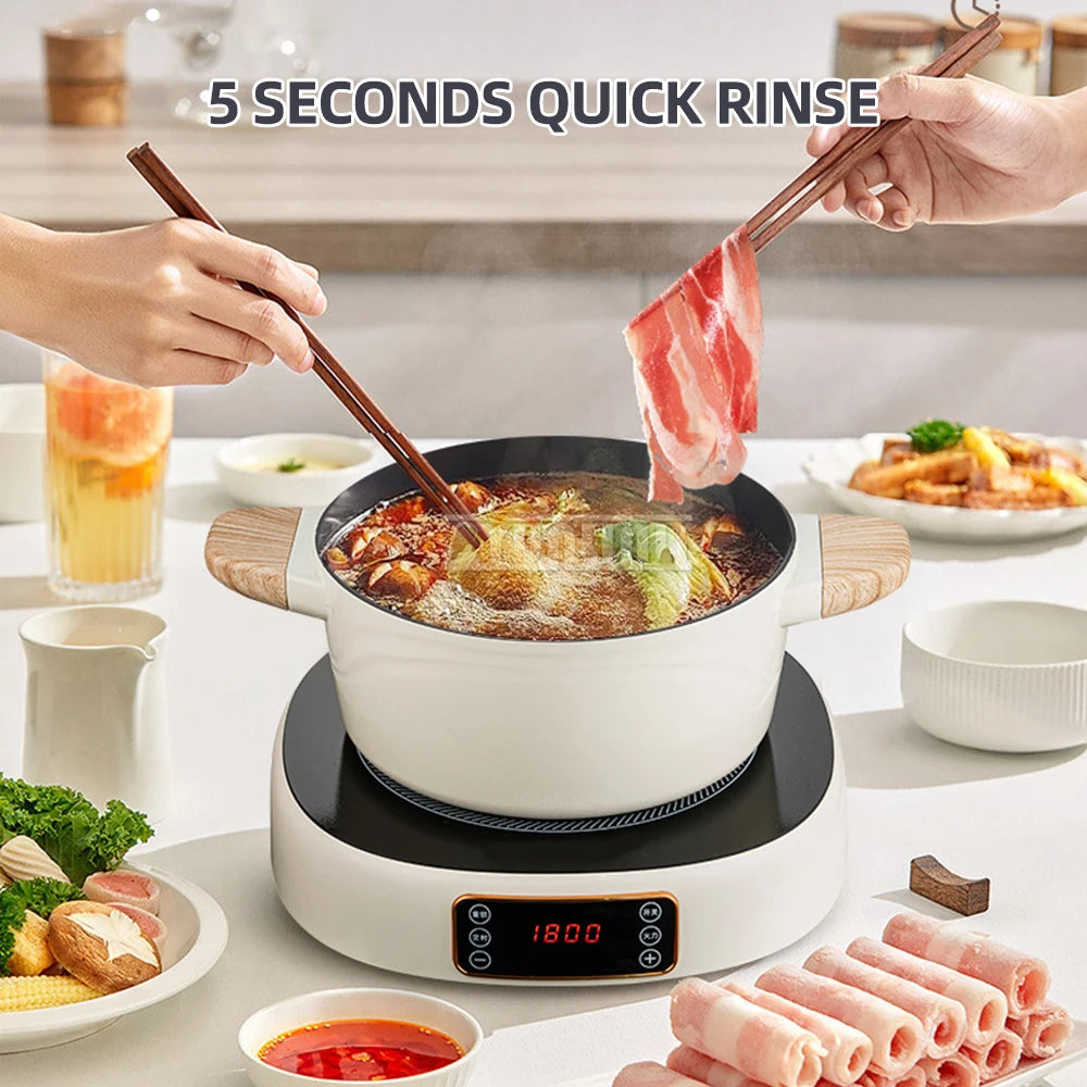 Smart Induction Cooker 3500W Electric Heating Furnace Water Boiler Cooking Plate Fogao