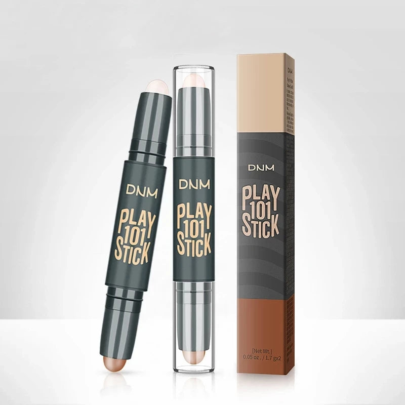 Double-head Face Foundation Concealer Pen Long Lasting Dark Circles Corrector Contour Pencil Concealers Stick Highlight Cosmetic