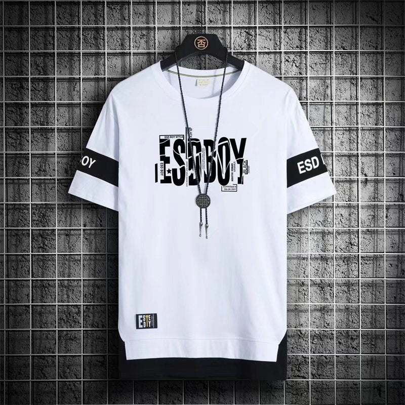 2022 New Men's T Shirts Japan Fashion Summer Short Sleeve Print T Shirts Men Casual Harajuku Men Clothing Graphics T Shirts Men