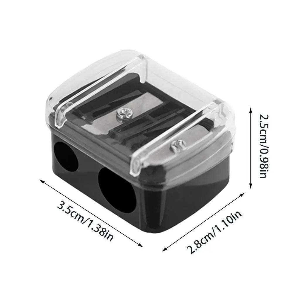 Color Pencil Sharpeners Dual Holes Pencil Sharper For Efficient Sharpening Portable Multifunctional Sharpening Cutter Stationary