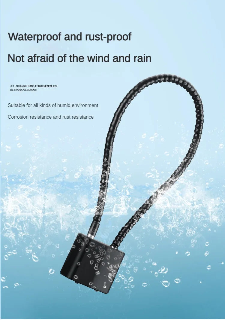 20/28/38cm Safety Anti-Theft Portable Hardened Outdoor Plastic Steel Cable Shot Padlock key Length Gun trigger Lock locker lcoks