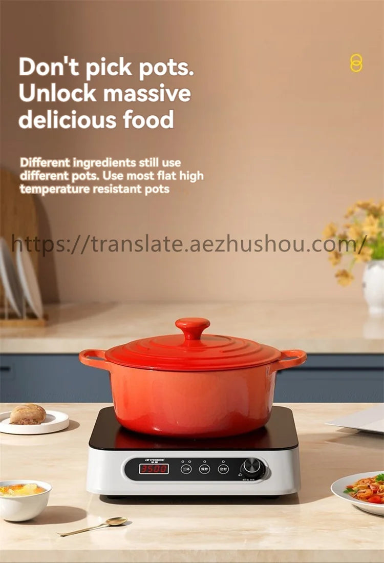 Hemispheric electric ceramic stove for stir-frying 3500w induction cooker high-power multi-functional pot-free light wave stove