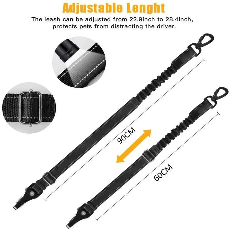 Adjustable Pet Dog Car Seat Belt Safety Leash Vehicle Belts Reflective Nylon Rope Harness Dog Accessories for Small Large Dogs