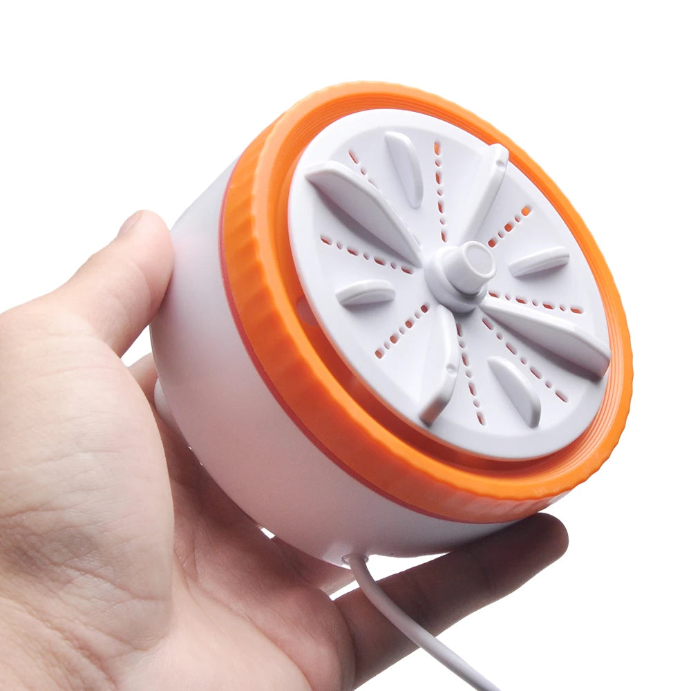 3 Gears Portable Mini Washing Machine Small USB Rotating Turbine Sock Washer Fruit Dishwasher For Baby Clothes Home Travel 미니세탁기