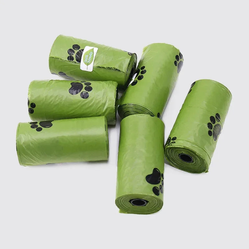 Cute Dog Poop Bags Disposable Pet Waste Bags Dog Waste Bags Design Pet Poop Clean Pick Up Bone Bag Dispenser Tools