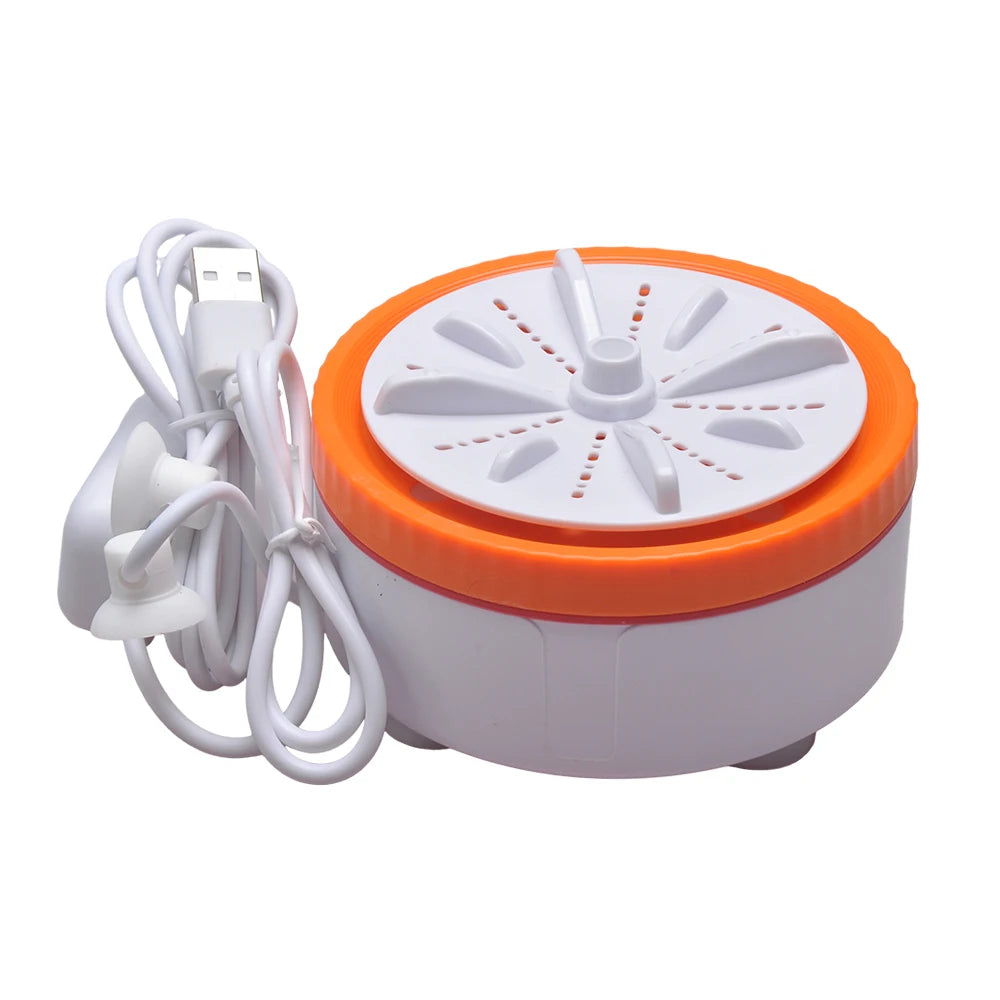 3 Gears Portable Mini Washing Machine Small USB Rotating Turbine Sock Washer Fruit Dishwasher For Baby Clothes Home Travel 미니세탁기