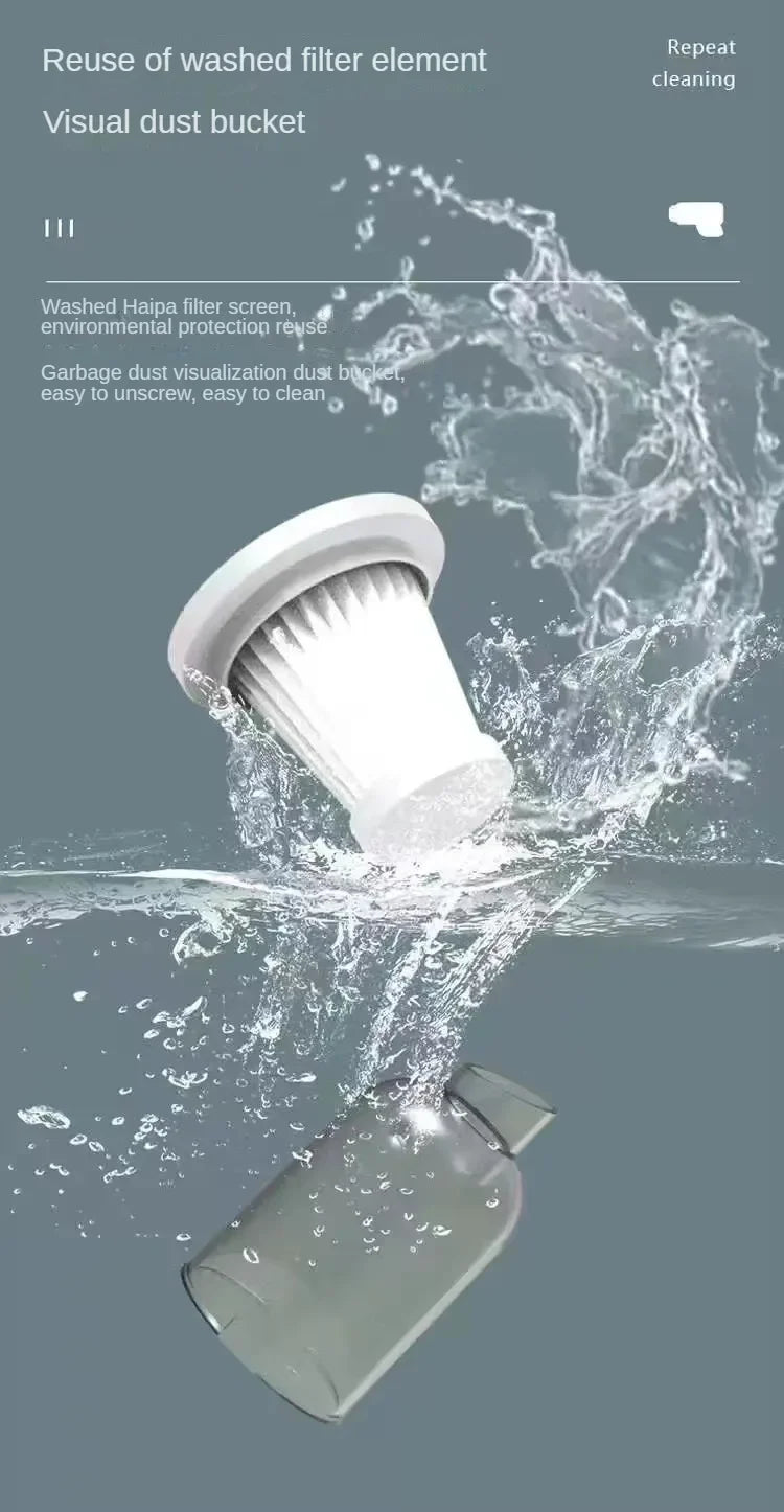 New portable small multi-purpose vehicle vacuum cleaner, small household pump, handheld car mounted vacuum cleaner 9000pa
