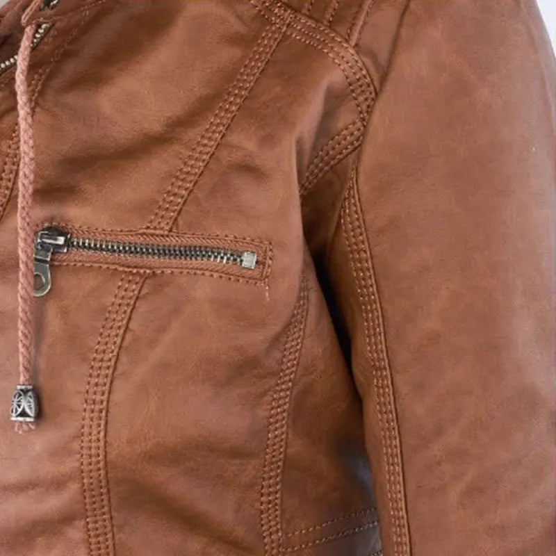 Women's Faux Leather Jacket