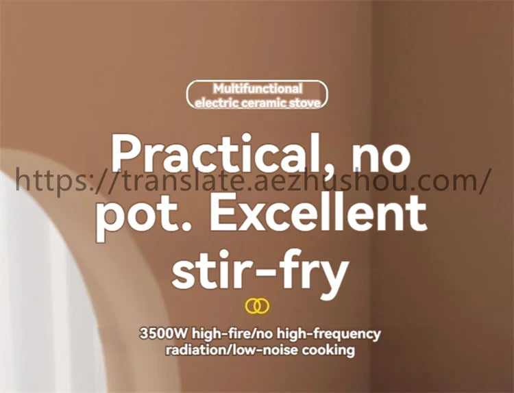 Hemispheric electric ceramic stove for stir-frying 3500w induction cooker high-power multi-functional pot-free light wave stove