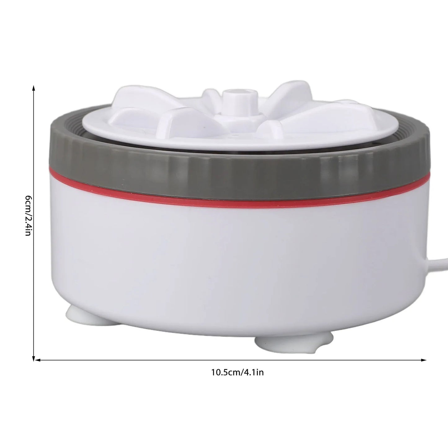 Mini Washing Machine 24W Mini Turbo Washing Machine Automatic Timed USB Powered Multifunction 5V 2A Speed Adjustable for Home