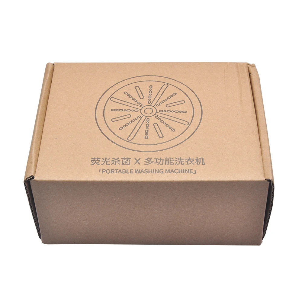 Three Gears Timing Mini Portable Washing Machine USB Rotating Turbine Washing Machine Underwear Socks Washing Machine For Travel